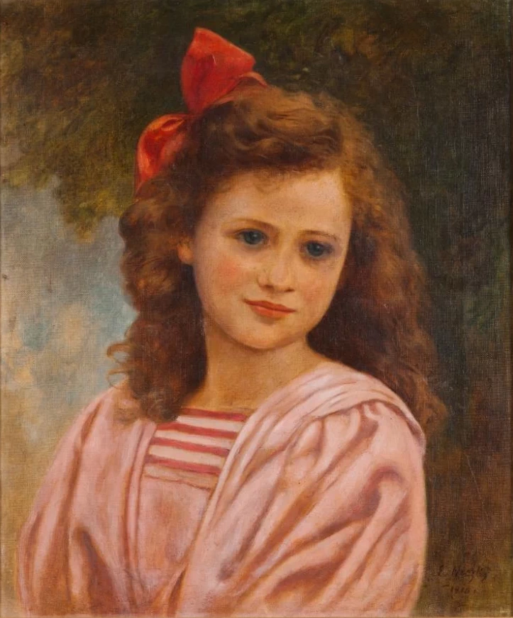 Eduard Niczky - Ritratto di una ragazza